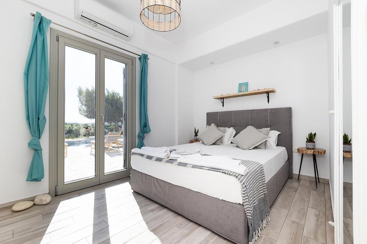 White Pearl Villa Naxos With Private Swimming Pool Naxos City Eksteriør bilde