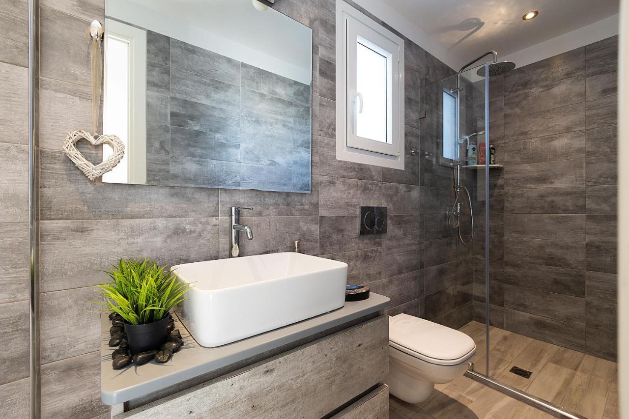 White Pearl Villa Naxos With Private Swimming Pool Naxos City Eksteriør bilde