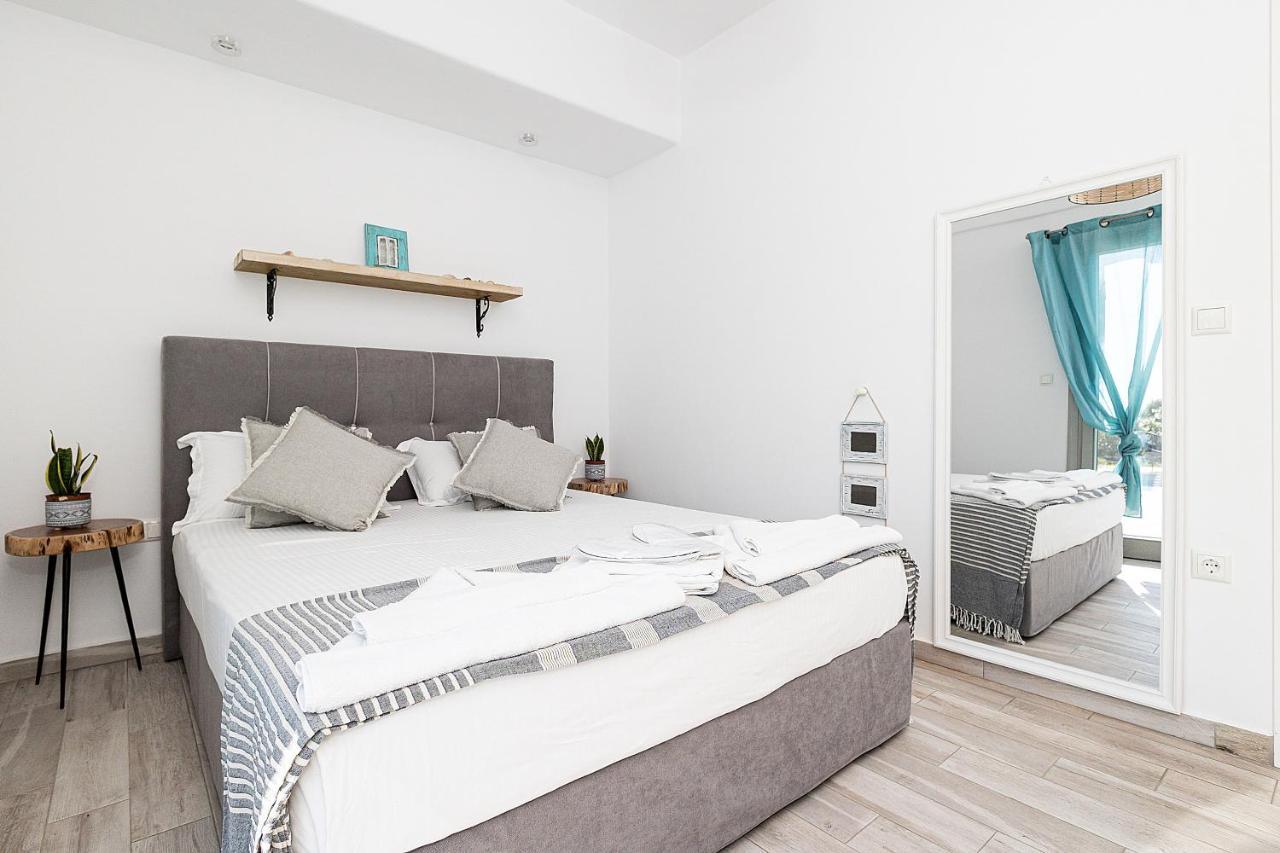 White Pearl Villa Naxos With Private Swimming Pool Naxos City Eksteriør bilde